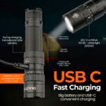 Мощен фенер Dulotec Ringo, 2400 лумена,  до 500 метра с батерия » Dulotec.BG