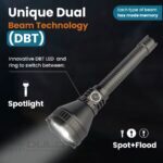 Мощен далекобоен фенер Dulotec Tracker 1300 - до 6500 лумена, до 1300 метра » Dulotec.BG