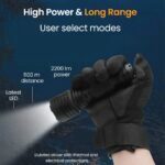 Фенер Dulotec Convoy C8+MAX, до 2200 лумена до 1100 метра, SFT25R диод с батерия и зарядно » Dulotec.BG