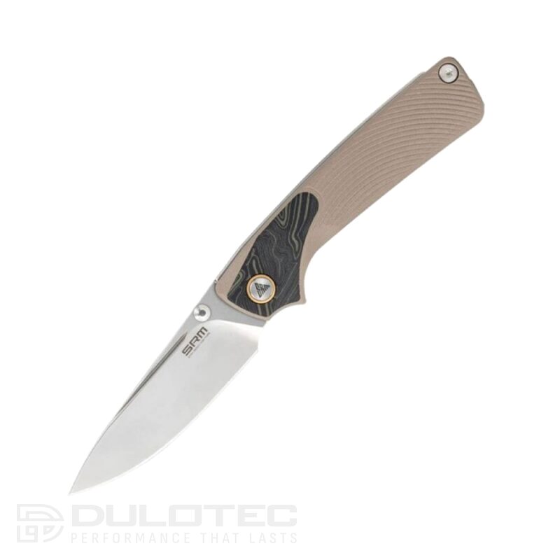 Сгъваем нож SRM 106M-GW - дръжка от G10 и 14C28N стомана » Dulotec.BG