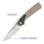 Сгъваем нож SRM 106M-GW - дръжка от G10 и 14C28N стомана » Dulotec.BG
