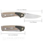 Сгъваем нож SRM 106M-GW - дръжка от G10 и 14C28N стомана » Dulotec.BG