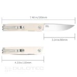 Сгъваем нож SRM 401LC-GT - дръжка от G10 и 10Cr15MoV стомана » Dulotec.BG