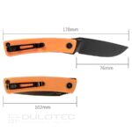 Сгъваем нож SRM 105M-GJ - дръжка от G10 и 14C28N стомана » Dulotec.BG