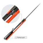 Сгъваем нож SRM 135-GJ - дръжка от G10 и 14C28N стомана » Dulotec.BG