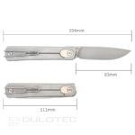 Сгъваем нож SRM 135-GT - дръжка от G10 и 14C28N стомана » Dulotec.BG