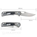Сгъваем нож SRM Retriever 9203-AK - дръжка от алуминиева сплав и ламинирана 140Cr стомана » Dulotec.BG