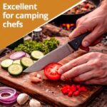 Нож с фиксирано острие Dulotec Camper – дръжка от G10 и 14C28N неръждаема стомана » Dulotec.BG