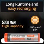Фенер Dulotec Multi Zoom, 1200 лумена до 1300 метра с дистанционно управление » Dulotec.BG