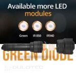 Фенер Dulotec Multi Zoom, 1200 лумена до 1300 метра с дистанционно управление » Dulotec.BG