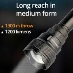 Фенер Dulotec Multi Zoom, 1200 лумена до 1300 метра с дистанционно управление » Dulotec.BG