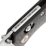 Сгъваем нож SRM Medal 255L-CB  - дръжка от карбон и ламинирана 140Cr стомана » Dulotec.BG