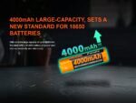 Батерия Fenix ARB-L18-4000 - 18650 4000mAh » Dulotec.BG