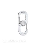 Ключодържател карабинер от неръждаема стомана SK039E » Dulotec.BG