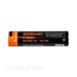 Батерия Vapcell Dulotec 18650 4000mAh 10A - C1840C със защита и USB-C зареждане » Dulotec.BG