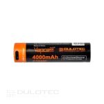 Батерия Vapcell Dulotec 18650 4000mAh 10A - C1840C със защита и USB-C зареждане » Dulotec.BG