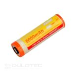 Батерия Vapcell Dulotec 21700 5000mAh 10A - F2150M с терминали от едната страна за фенер Dulotec Defender » Dulotec.BG