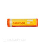 Батерия Vapcell Dulotec 21700 5000mAh 10A - F2150M с терминали от едната страна за фенер Dulotec Defender » Dulotec.BG