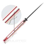 Сгъваем нож SRM 258L-GT2 Terrier - дръжка от G10 и ламинирана 140Cr стомана » Dulotec.BG