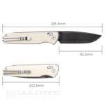 Сгъваем нож SRM 258L-GT2 Terrier - дръжка от G10 и ламинирана 140Cr стомана » Dulotec.BG