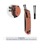 Сгъваем нож SRM 411L-MN Asika - дръжка от micarta и 14C28N стомана » Dulotec.BG