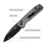 Сгъваем нож SRM 7229-AK Scout - дръжка от алуминиева сплав и 14C28N стомана » Dulotec.BG