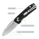 Сгъваем нож SRM 7229-GB Scout - дръжка от G10 и 14C28N стомана » Dulotec.BG