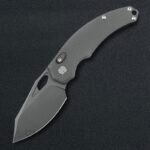 Нож с фиксирано острие LionSteel Acha M390 Micarta Black Burlap » Dulotec.BG