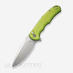 Сгъваем нож Civivi Praxis Nitro-V Aluminum Lime Green » Dulotec.BG