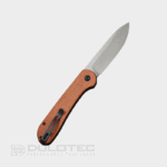 Сгъваем нож Civivi Elementum 14C28N Button Lock Brown Micarta » Dulotec.BG