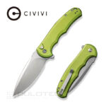 Сгъваем нож Civivi Praxis Nitro-V Aluminum Lime Green » Dulotec.BG