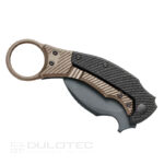Карамбит нож Fox BLACKBIRD Elmax Carbon fiber » Dulotec.BG