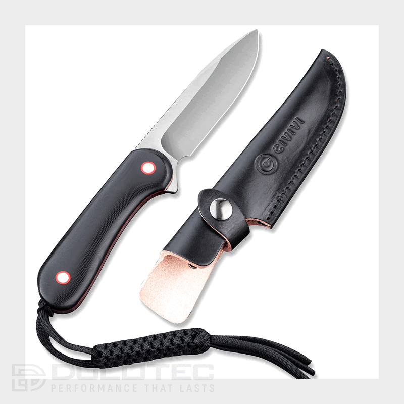 Фиксиран нож Civivi Elementum 10Cr15CoMoV G10 Black/Red » Dulotec.BG
