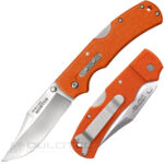 Сгъваем нож Cold Steel DOUBLE SAFE HUNTER 8Cr13MoV оранжев » Dulotec.BG