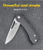 Сгъваем нож D2 G-10 CH KNIVES 3015 Black » Dulotec.BG