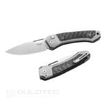 Сгъваем нож LionSteel TWAIN MagnaCut Титан/Карбон Сив » Dulotec.BG
