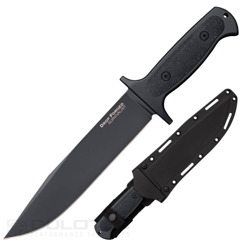 Нож за оцеляване Cold Steel DROP FORGED SURVIVALIST 52100 Black 203мм » Dulotec.BG