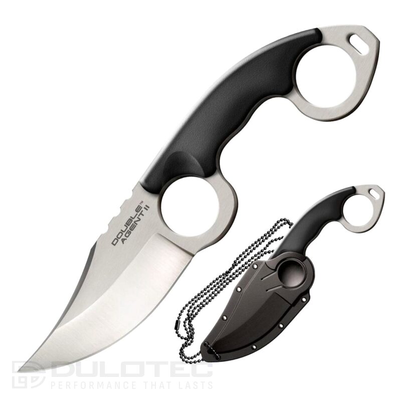 Тактически нож Cold Steel DOUBLE AGENT II AUS8A Clip Point » Dulotec.BG