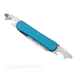 Мултифункционален нож Fox VULPIS F4 N690Co Aluminium син » Dulotec.BG