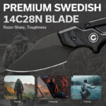 Тактически нож Civivi TYPHOEUS ADJUSTABLE 14C28N G10 » Dulotec.BG