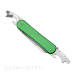 Мултифункционален нож Fox VULPIS SF5 N690 Aluminum OD Green » Dulotec.BG