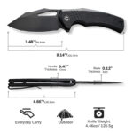 Джобен нож Civivi BullTusk 14C28N G10 Black 8.8 см » Dulotec.BG