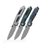 Сгъваем нож M390 Титан CH KNIVES DUKE Flaming 77мм » Dulotec.BG