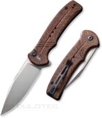 Нож Civivi Cogent 14C28N Brown Micarta » Dulotec.BG