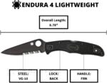 Нож Spyderco Endura 4 VG10 FRN BLACK BLADE Half Serrated » Dulotec.BG Нож Spyderco Endura 4 VG10 FRN BLACK BLADE Half Serrated » Dulotec.BG