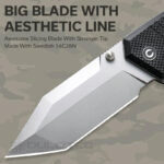 Сгъваем нож Civivi BHALTAIR 14C28N G10 Black » Dulotec.BG