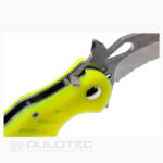 Нож Карамбит Fox Mini Rescue N690 G10 Жълт 180мм » Dulotec.BG