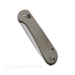 Сгъваем нож Civivi Elementum 14C28N Button Lock Dark Green Micarta » Dulotec.BG