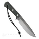 Нож TRC Knives Apocalypse Elmax Stonewashed Double Black Canvas Micarta » Dulotec.BG