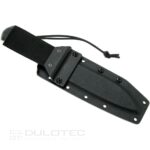 Нож TRC Knives Apocalypse Elmax Stonewashed Double Black Canvas Micarta » Dulotec.BG
